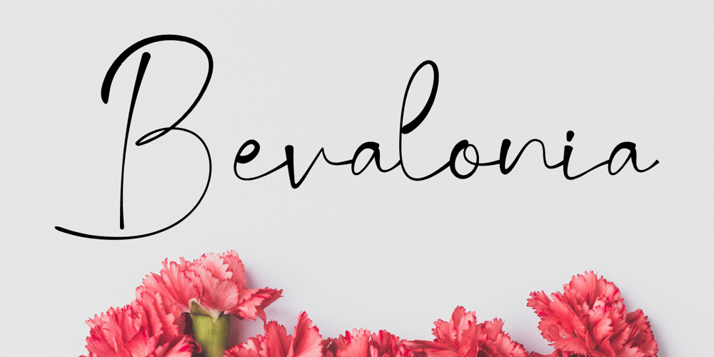 Bevalonia font
