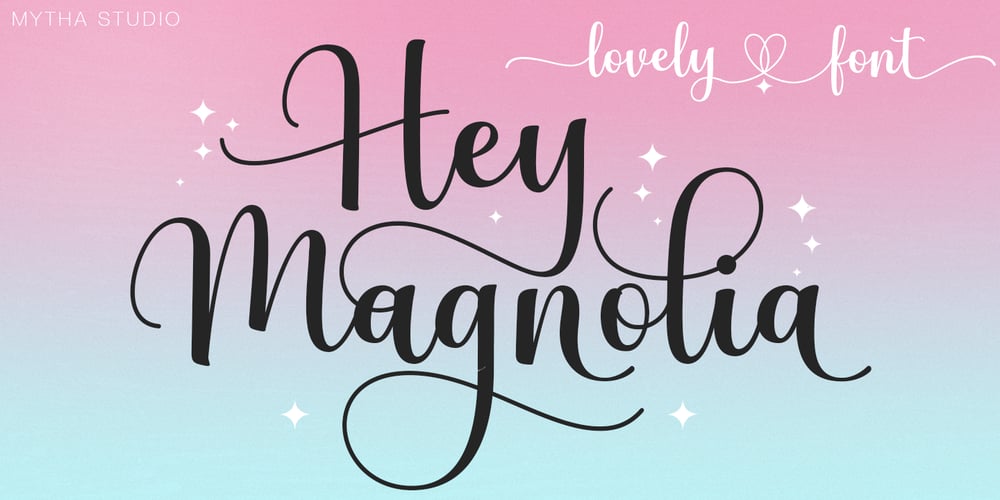 Hey Magnolia font