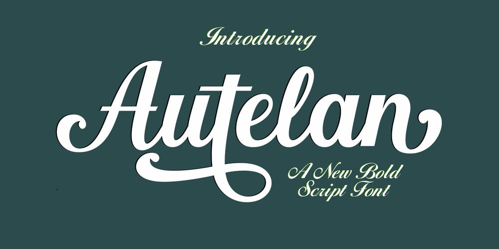 Autelan font