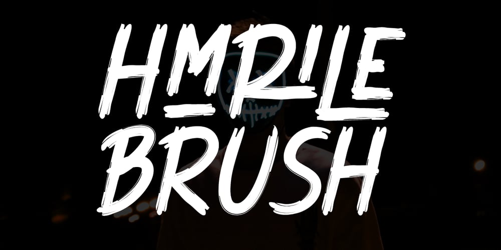 Hmrile Brush font