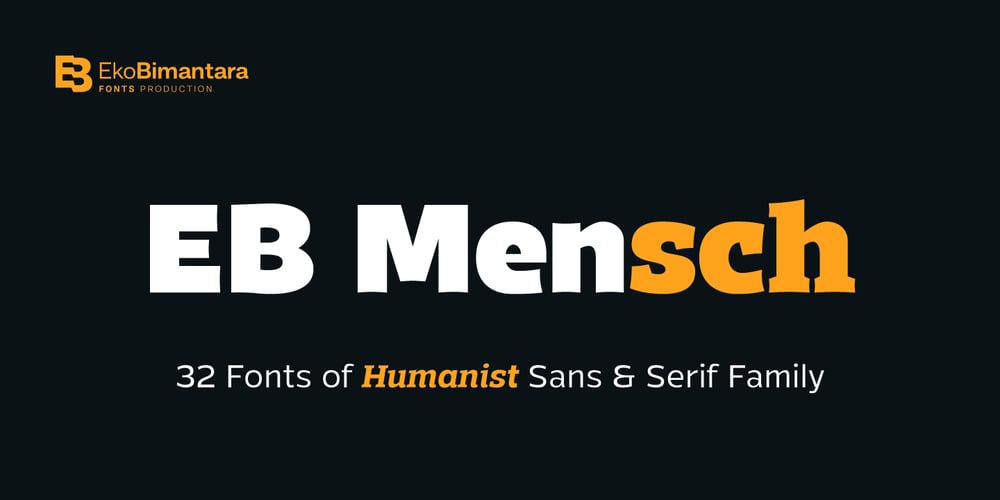 EB Mensch font