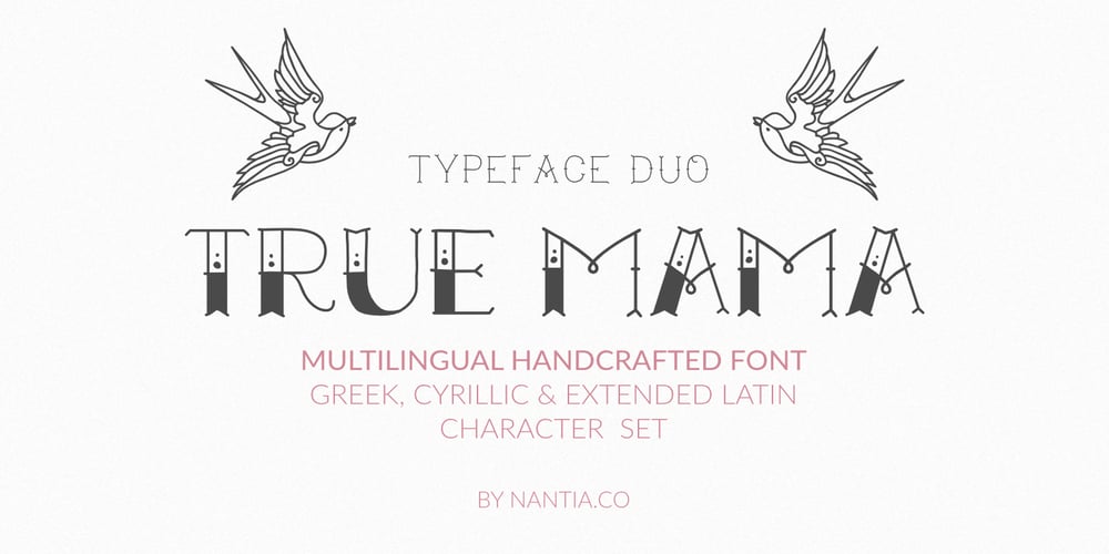 True Mama font