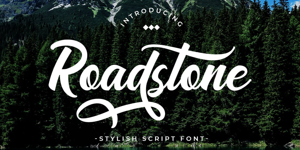 Roadstone font
