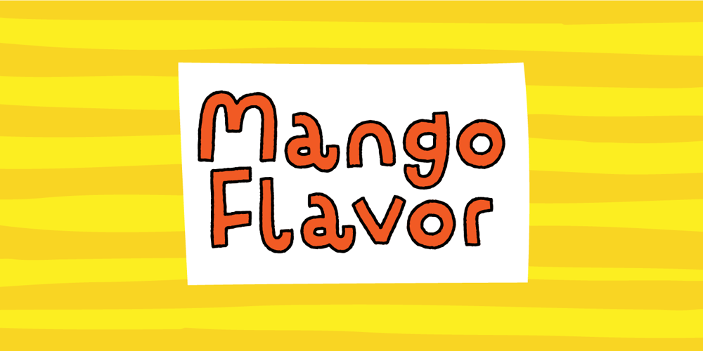 Mango Flavor font