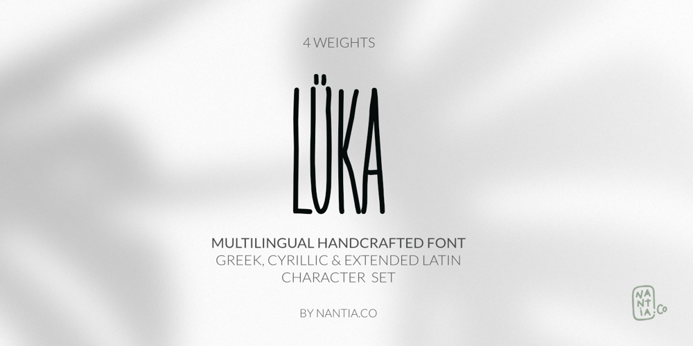 Luka font