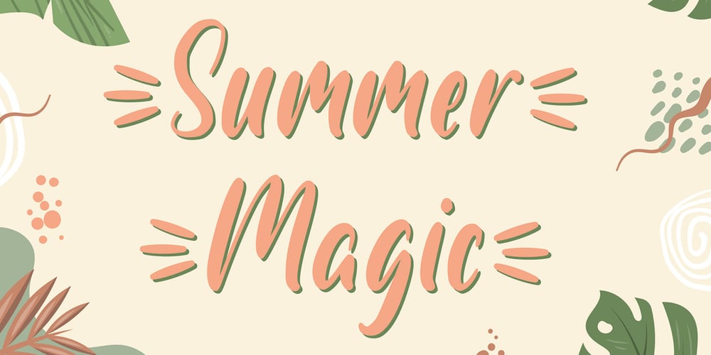 Summer Magic font
