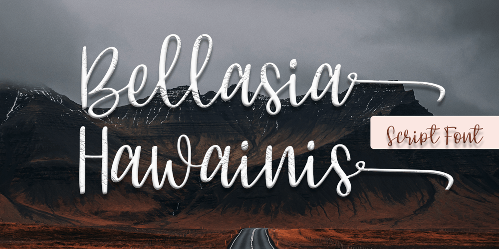 Bellasia Hawainis font