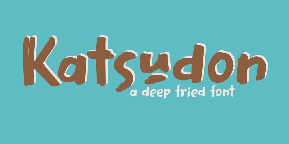 Katsudon font