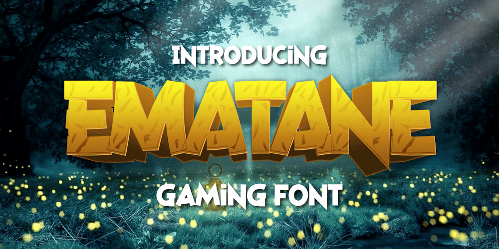 Ematane font