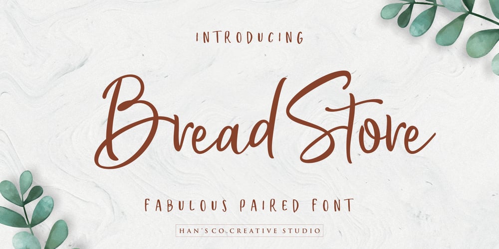 Bread Store font