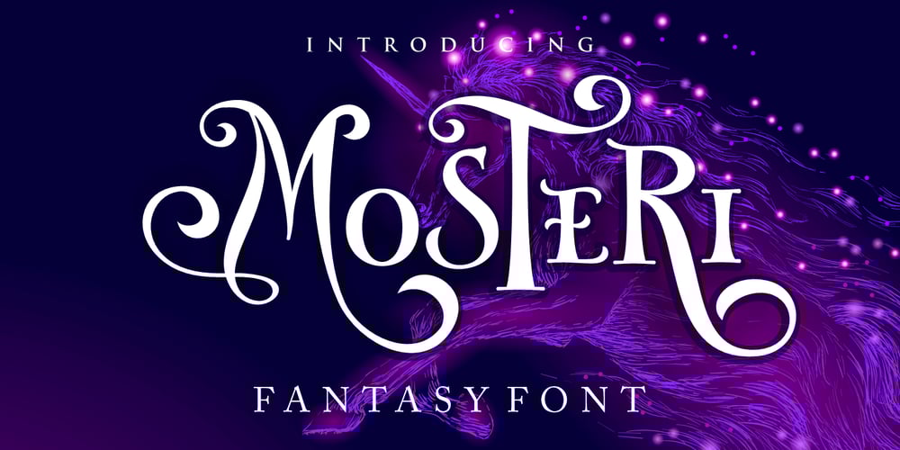 Mosteri font