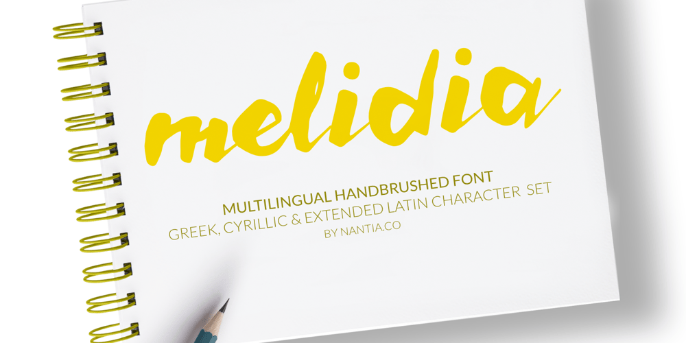 Melidia font