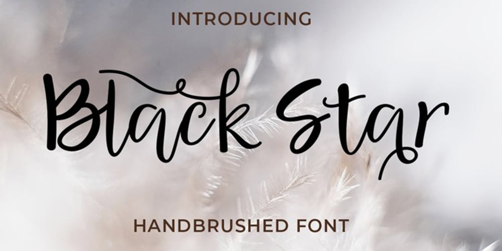 Black Star font
