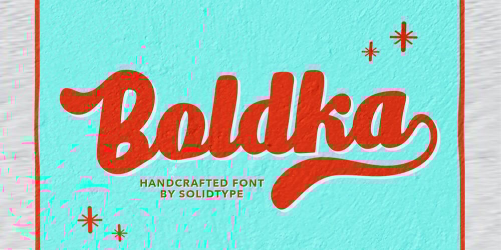 Boldka Script font