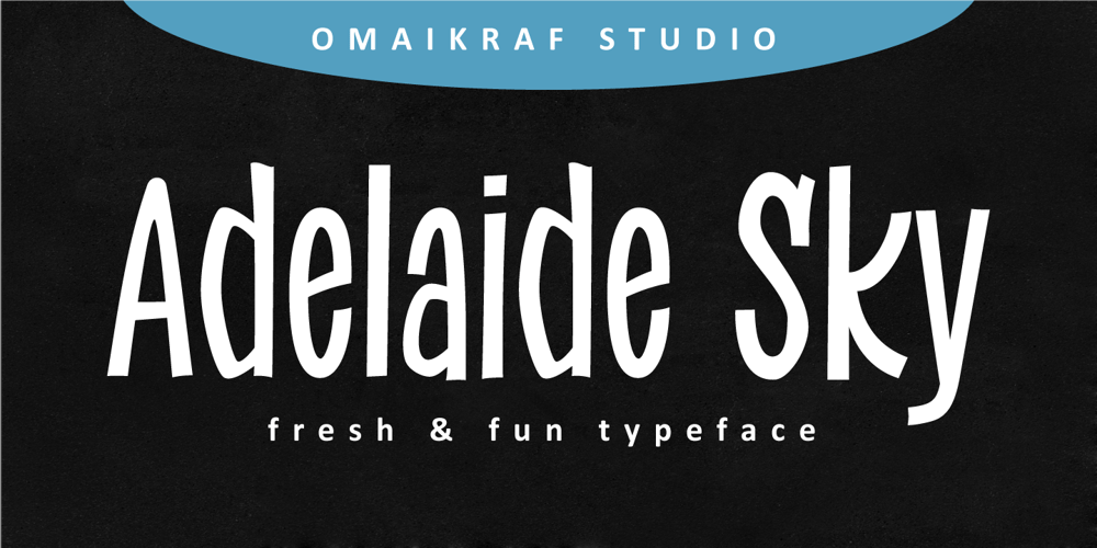 Adelaide Sky font
