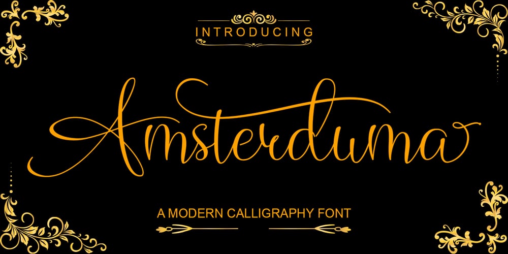 Amsterduma font