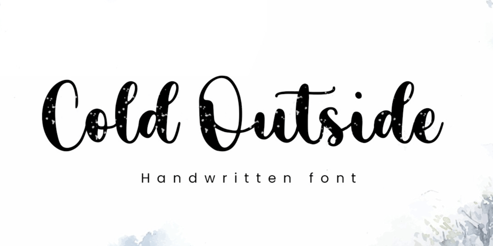 Cold Outside font