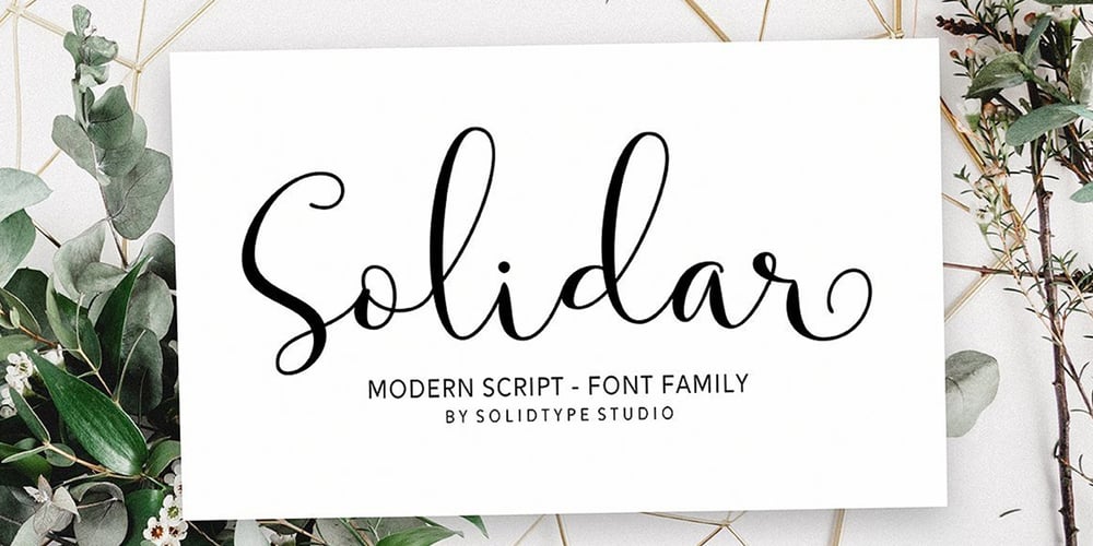 Solidar font