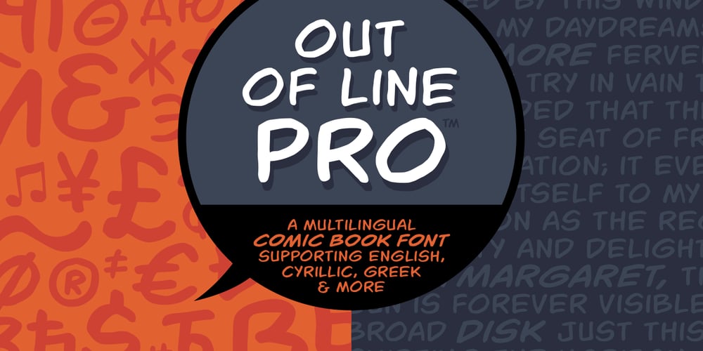 Out of Line Pro BB font