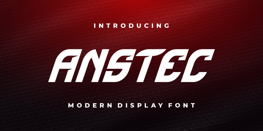Anstec font