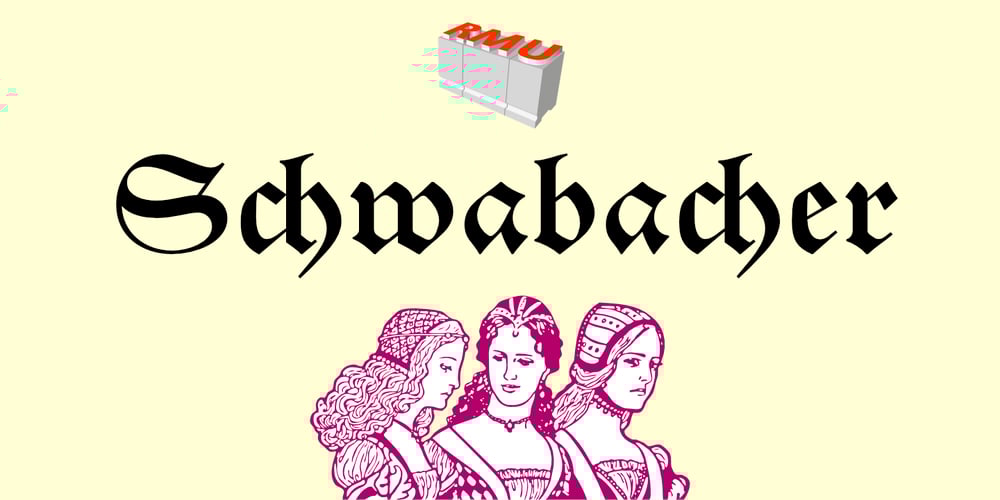 Schwabacher font