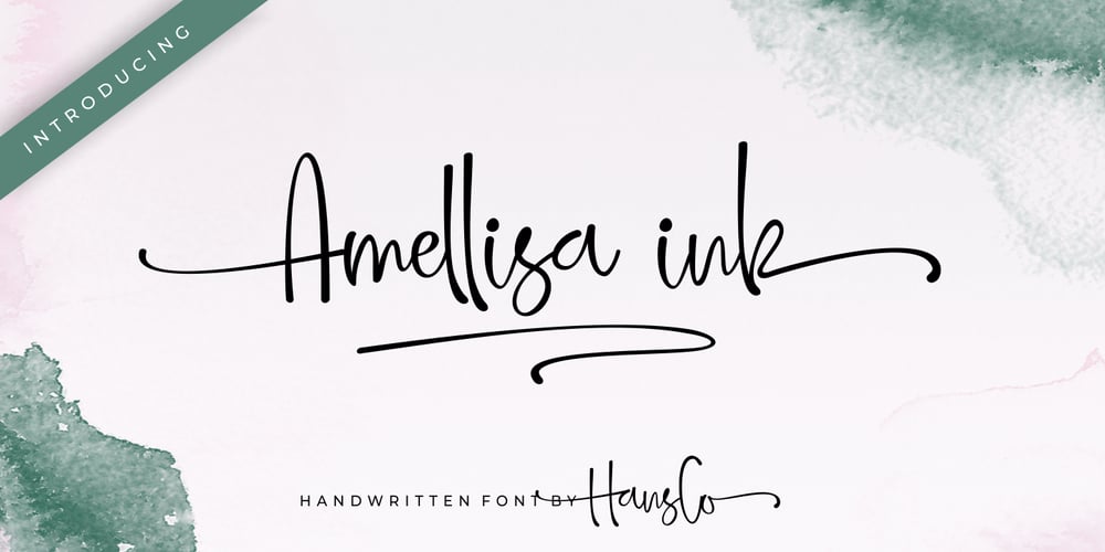 Amellisa Ink font