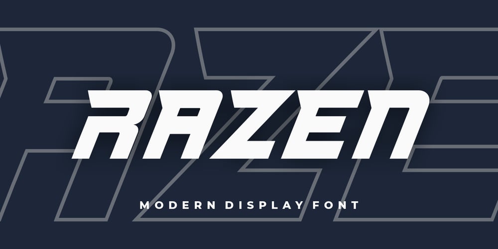 Razen font