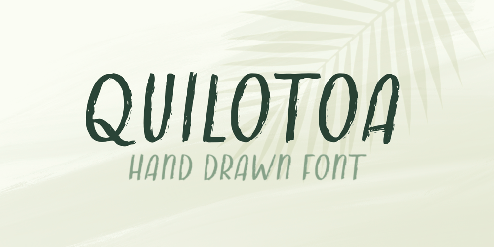 Quilotoa font