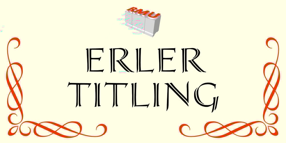 Erler Titling font
