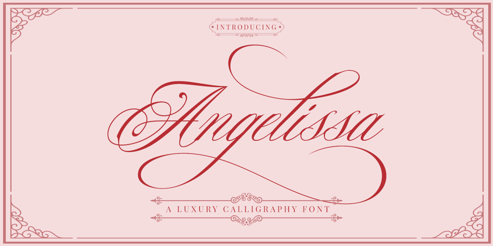 Angelissa font