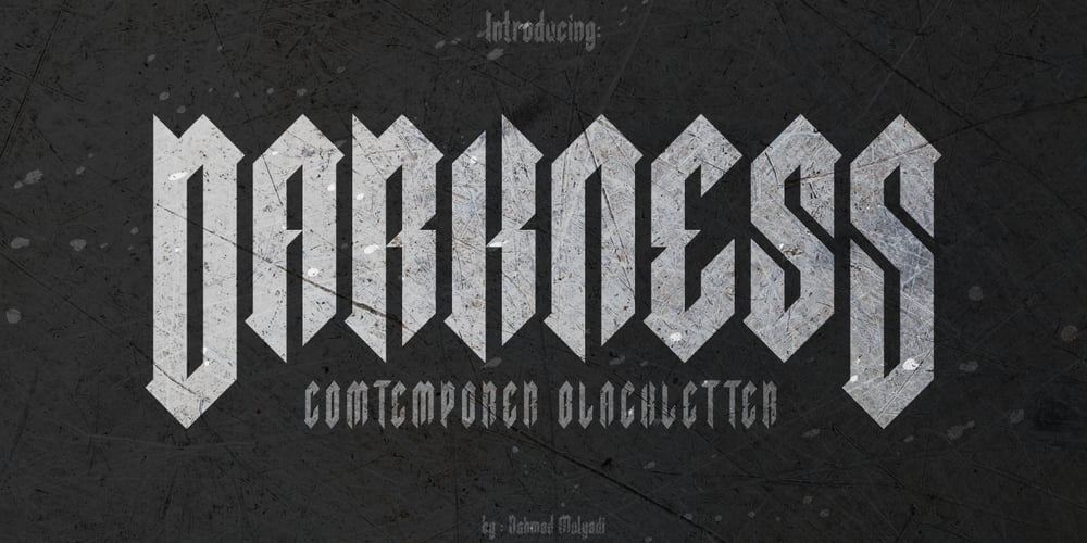 Darkness font