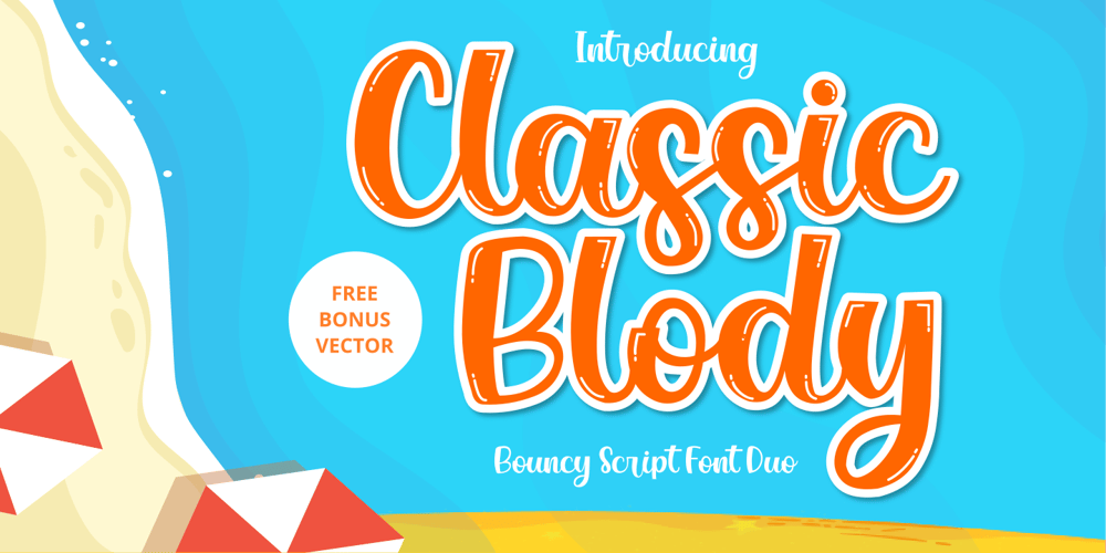 Classic Blody font