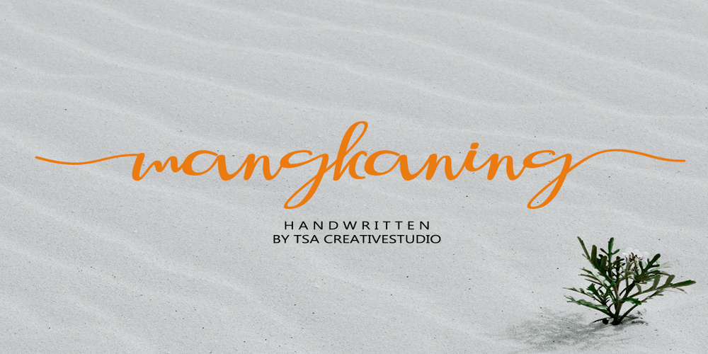Mangkaning font