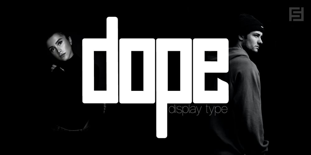 Dope Display font