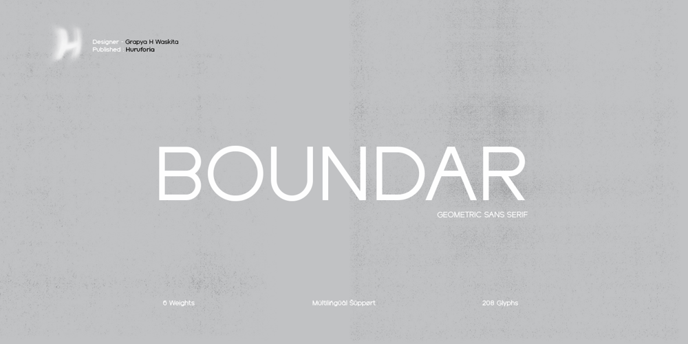Boundar font