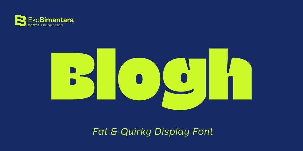 Blogh font