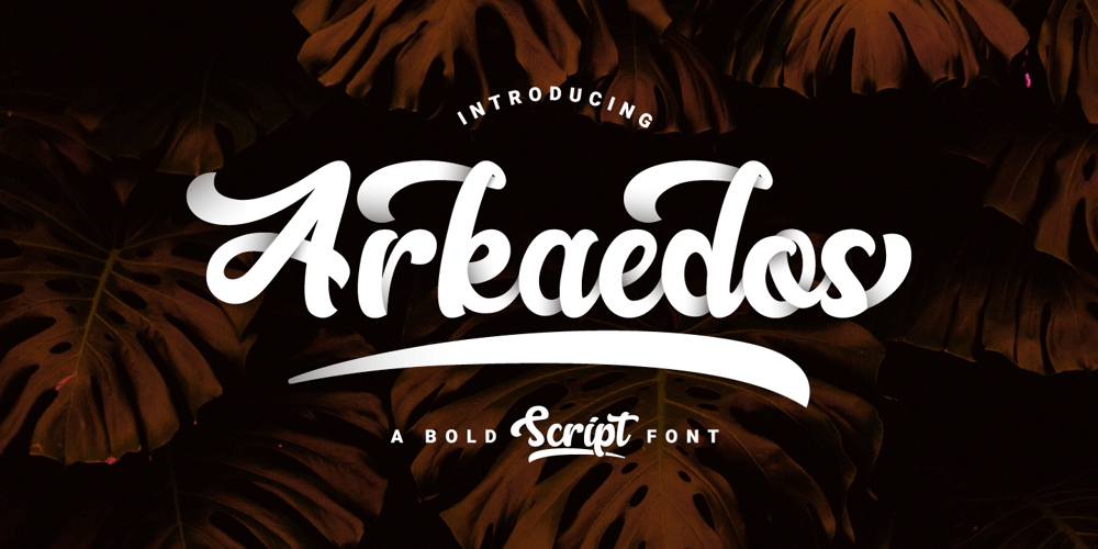 Arkaedos font