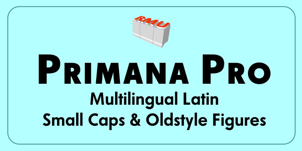 Primana Pro font
