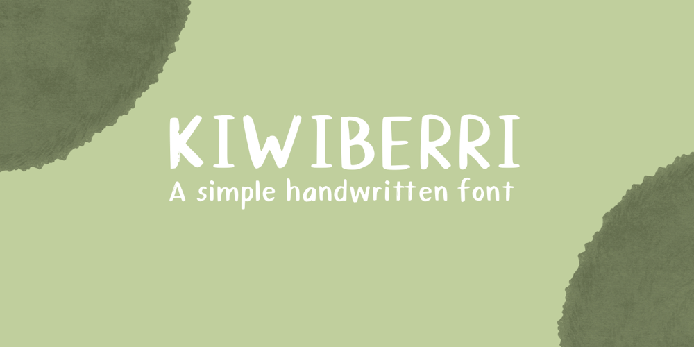 Kiwiberri font