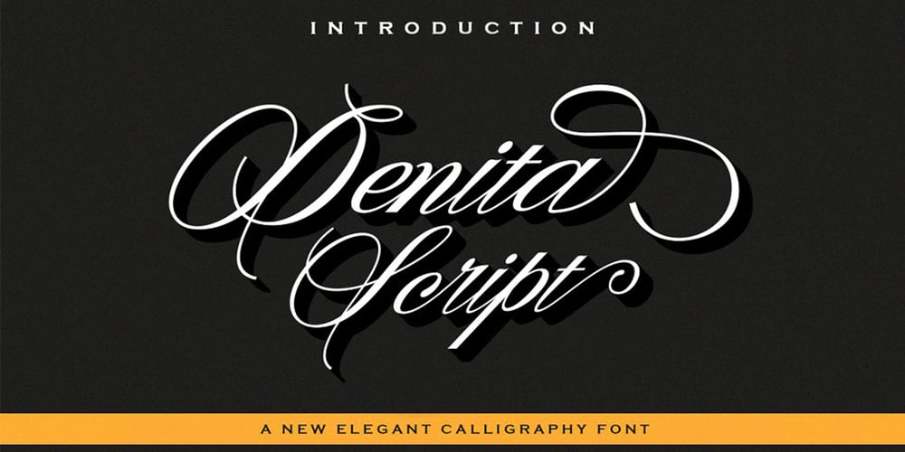 Denita Script font