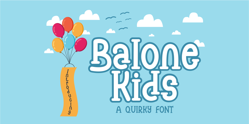 Balone Kids font
