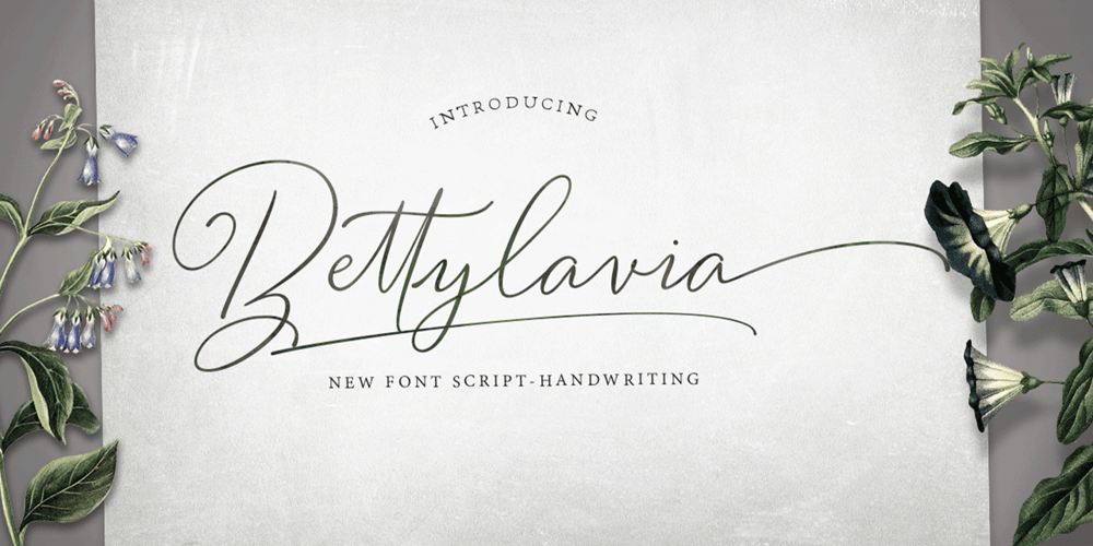 Bettylavia font
