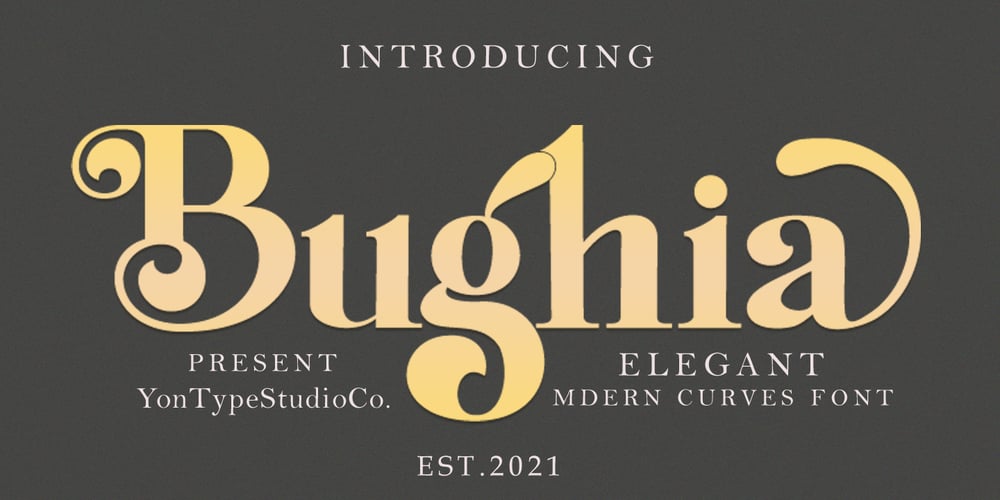 Bughia font