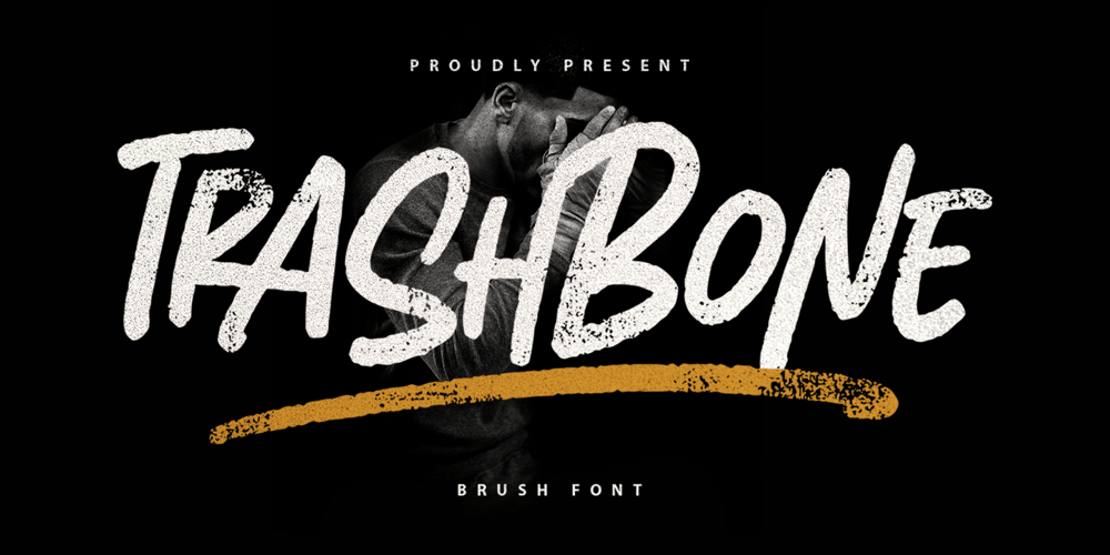 Trashbone font