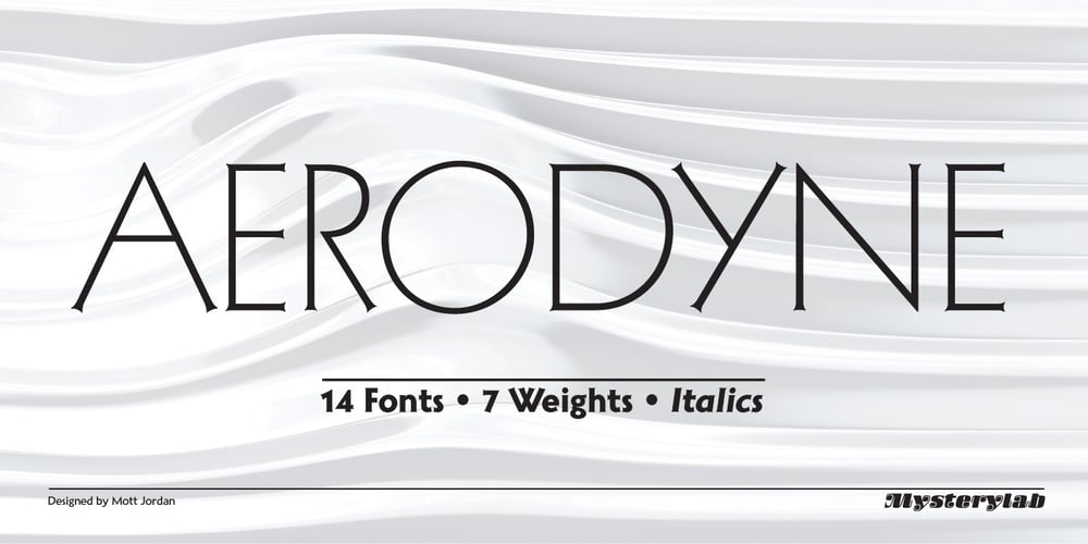 Aerodyne font