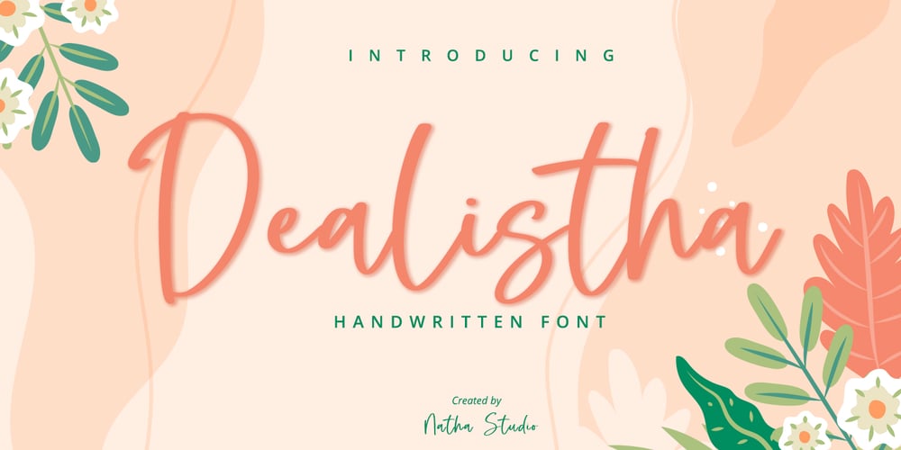 Dealistha font