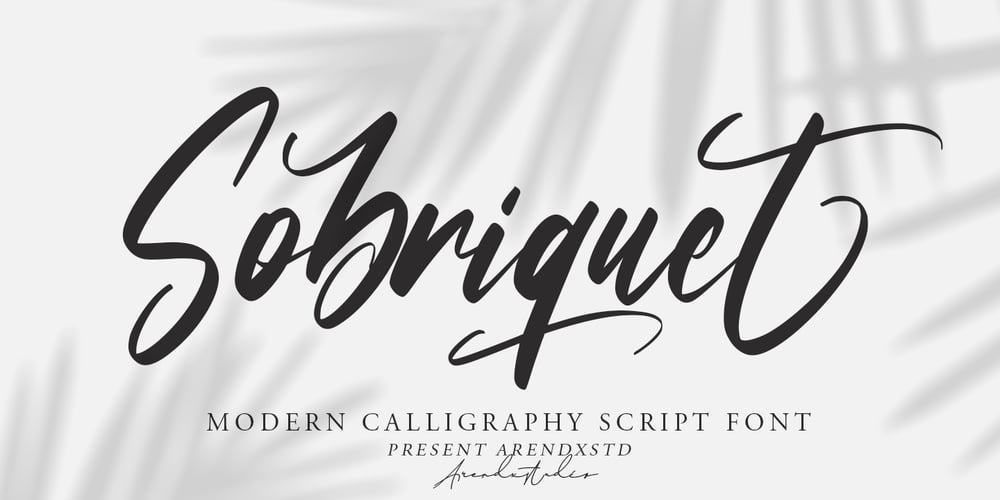 Sobriquet font