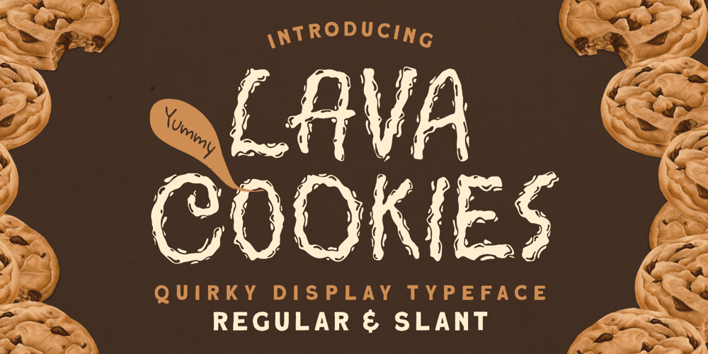 Lava Cookies font