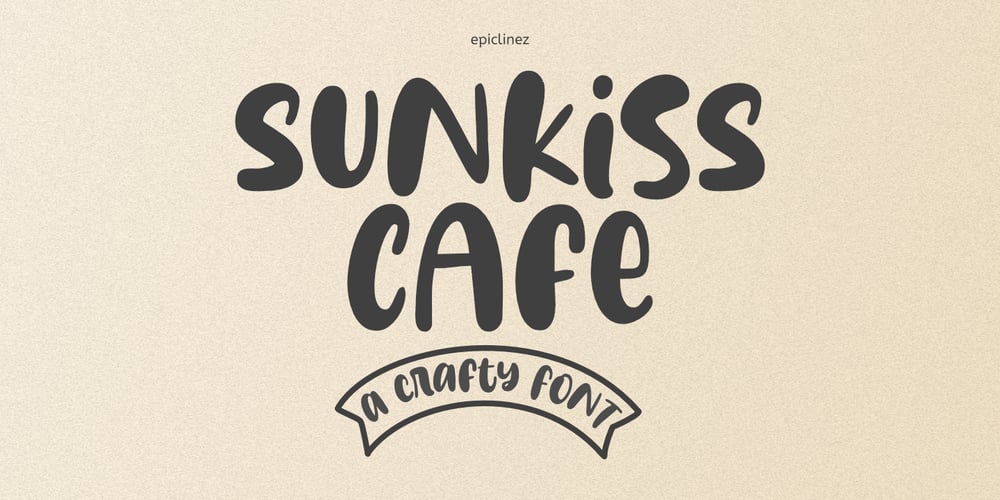 Sunkiss Cafe font