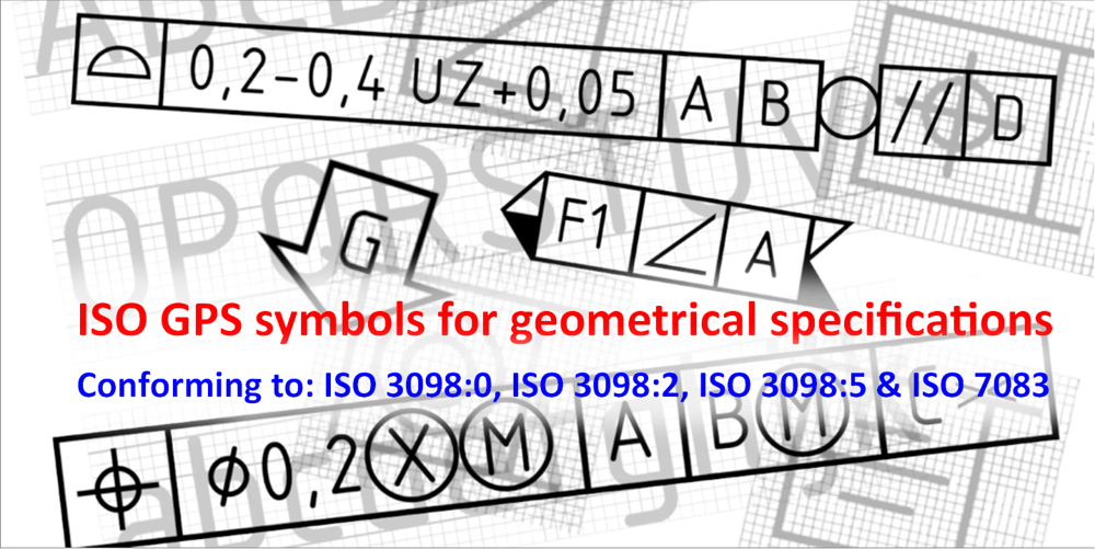 IMA ISO GPS Frame font